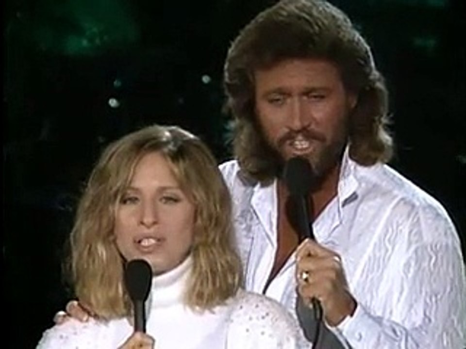 Barbra Streisand And Barry Gibb Live