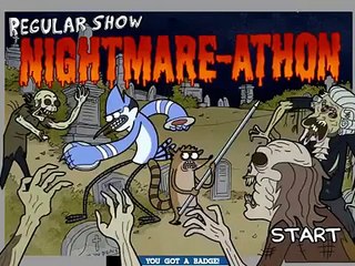 Regular Show   Nightmare Athon   Cartoon Network Games