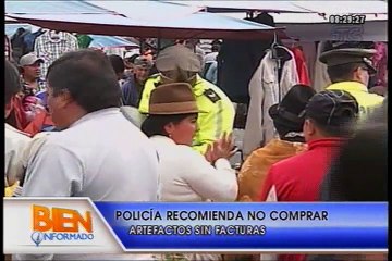 Bien Informado - Policía recomienda no comprar artefactos sin factura