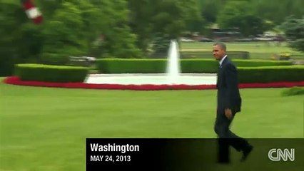 Barack Obama forgets to salute and came back