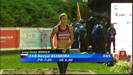 Darya Klishina Дарья Клишина 2014 12v IAAF World Challenge Zagreb September 2nd