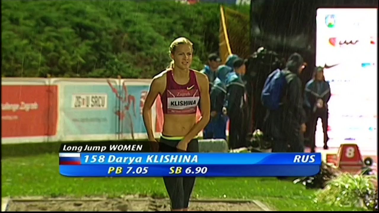 Darya Klishina Дарья Клишина 2014 12v IAAF World Challenge Zagreb September 2nd