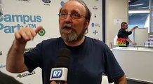 Miguel Nicolelis conversa com o R7 na Campus Party Brasil
