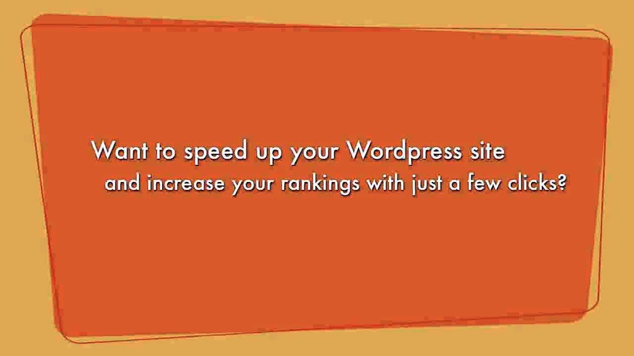 Wordpress Speed Up Quick