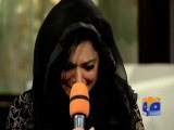Meera breaks into tears during Amir Liaquat show-Geo Reports-04 Feb 2015