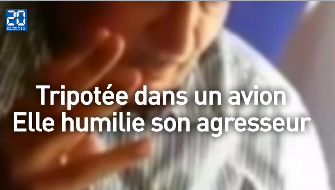 Elle humilie l'homme qui vient de la tripoter dans l'avion [VOSTFR]