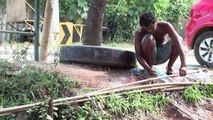 Comunidade no Rio disputa água com jacarés