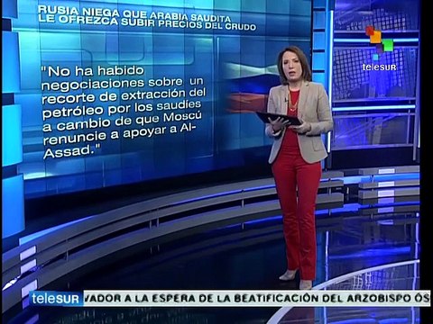 Rusia niega ofrecimiento de Arabia Saudita de subir petroprecios