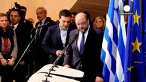 Greek PM Tsipras eyes debt help in Brussels talks