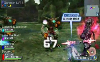 Test vidéo - Phantasy Star Portable