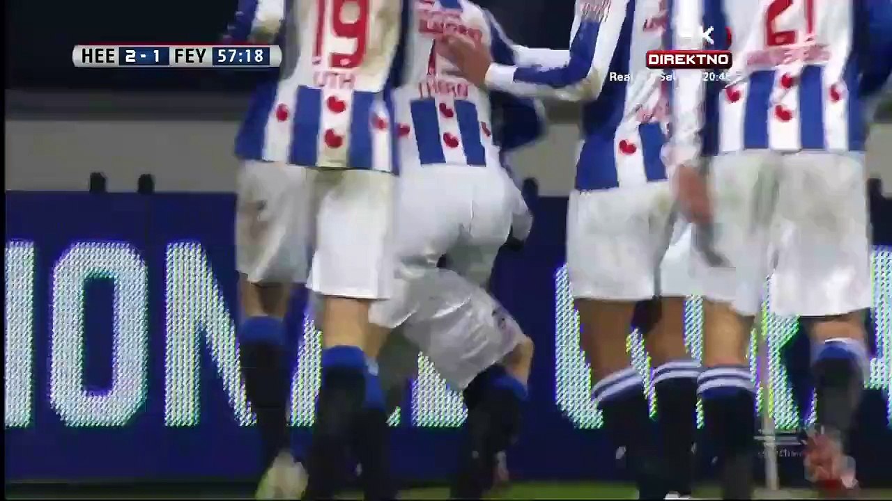 Sam Larsson 2:1 | SC Heerenveen - Feyenoord 04.02.2015 HD