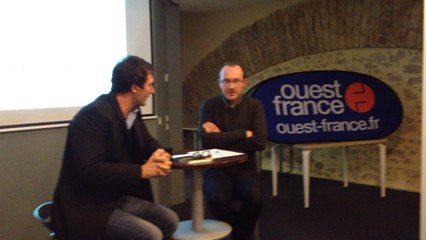 L'acteur Franck Sémonin à Ouest-France