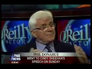 Bill OReilly gets his ass kicked by Phil Donahue (Low)