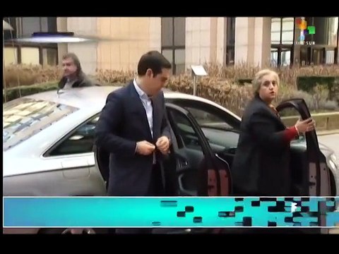 Tsipras meets with EU head on Greek debt
