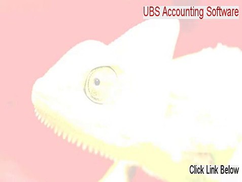 UBS Accounting Software Serial - Download Now