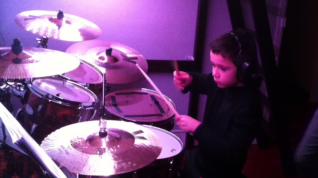 17/01/2014 Esteban à la batterie