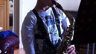 25/01/2014 Julian au saxophone