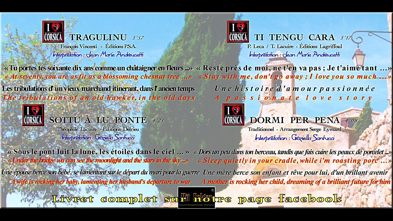 POPULAR MUSIC OF CORSICA ☀ BEST OF CORSICA SONGS ☀ CORSICA MUSIC ☀ CORSICA CANYONING & CHANTS