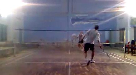 Backhand Smash By Pakistani boy