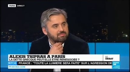 Alexis Corbière invité au débat sur la dette Greque à France 24 le 04/02/2015