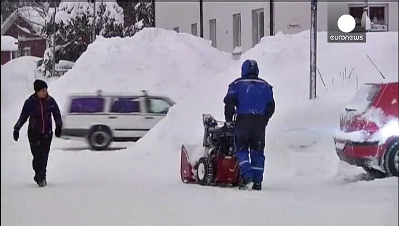Schneefall in Nordschweden: 50-Jahres-Rekord gebrochen