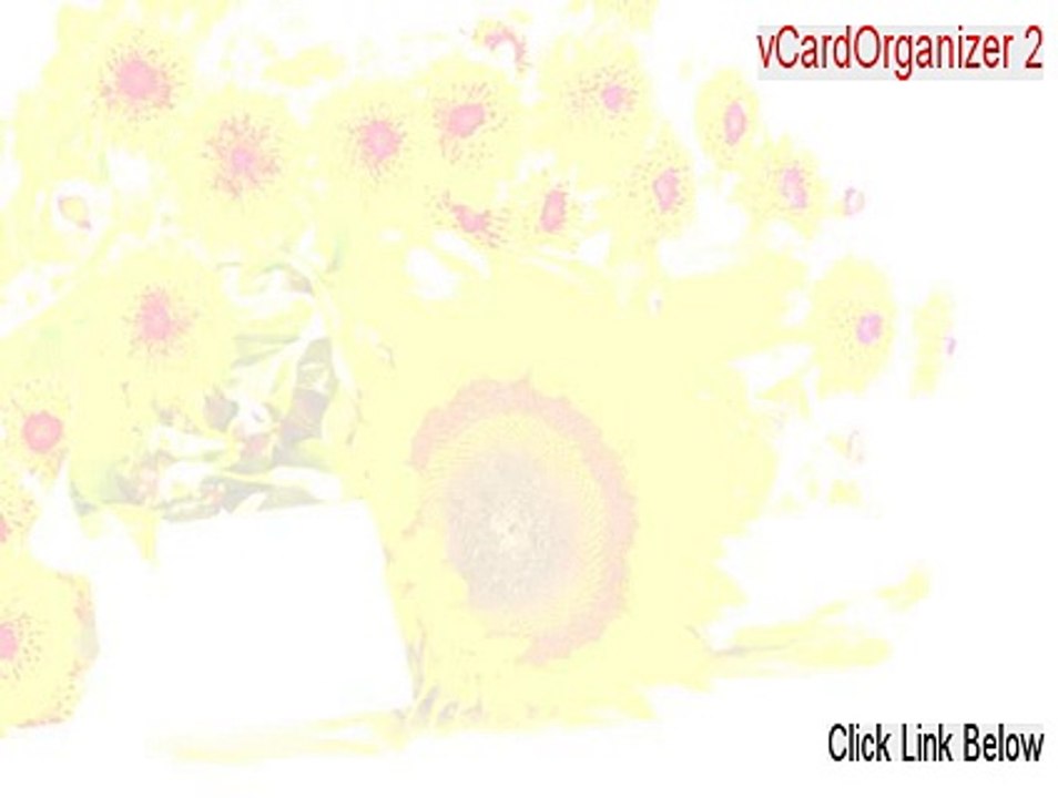 vCardOrganizer 2 Cracked - Risk Free Download 2015