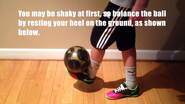 How To Do A Foot Stall In Soccer | Foot Stall / Settle Tutorial