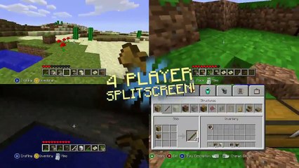 Trailer - Minecraft (La Version Xbox 360 en Multijoueur à 4 !)