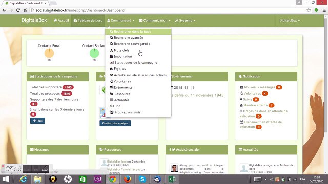 Gestion des publications sur les réseaux sociaux avec statistiques pour vos liens URL