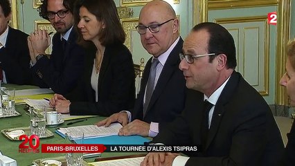 Alexis Tsipras a rencontré François Hollande