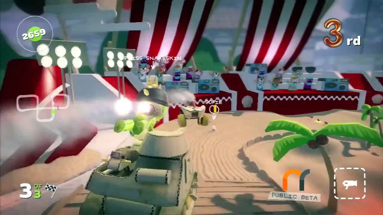 Extrait / Gameplay - LittleBigPlanet Karting (L...
