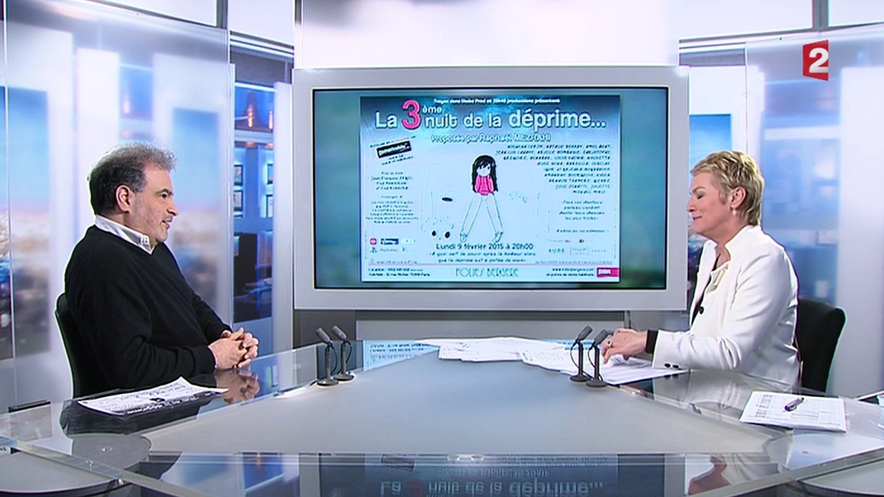 Raphaël Mezrahi présente la 3e édition de "La nuit de la déprime"