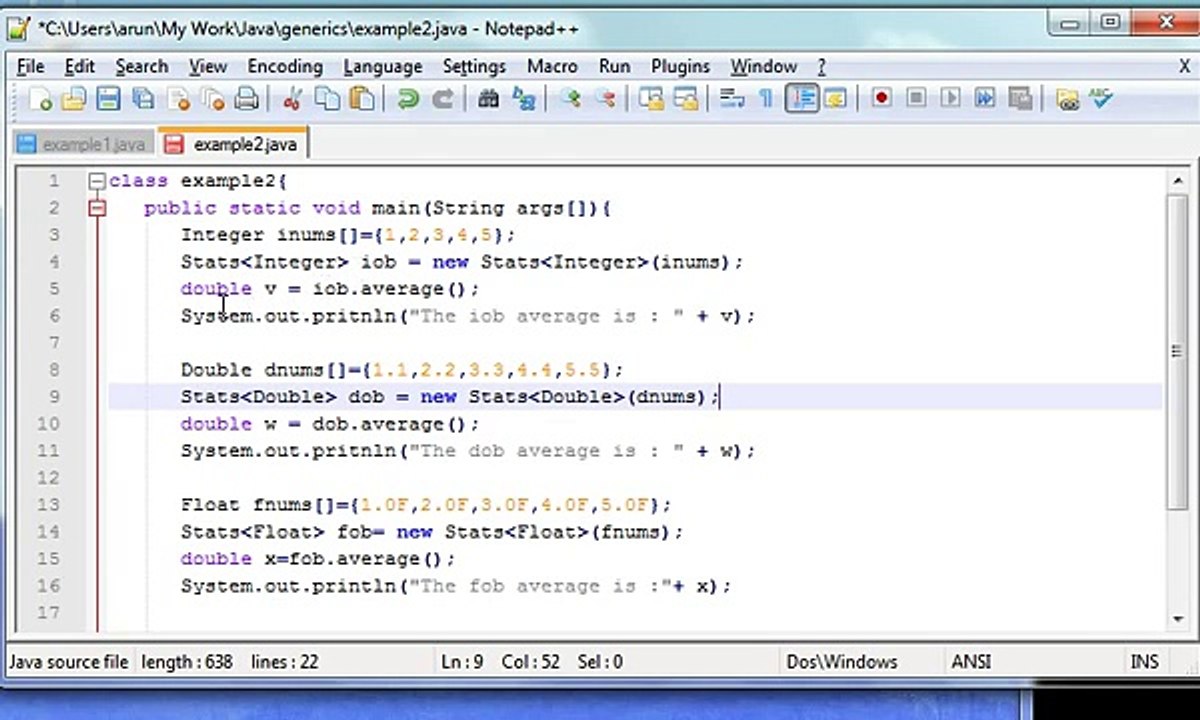 Learn Java in Urdu or Hindi 41 B - Generic Methods and Wildcard Arguments