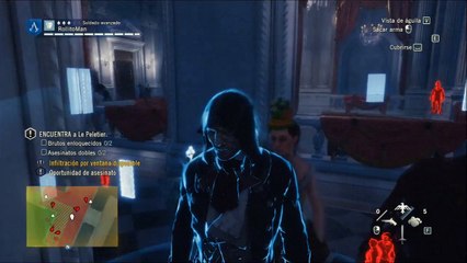 Assassins Creed Unity, gameplay parte 31, Asesinando a el ciudadano Le Peletier