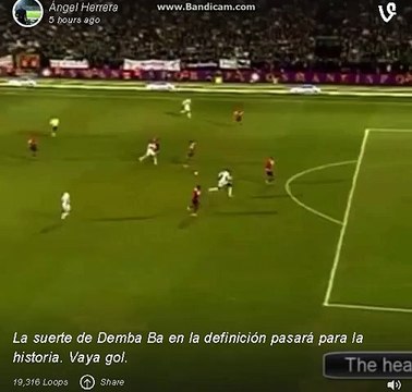 The luck of demba ba _ La suerte de Demba ba