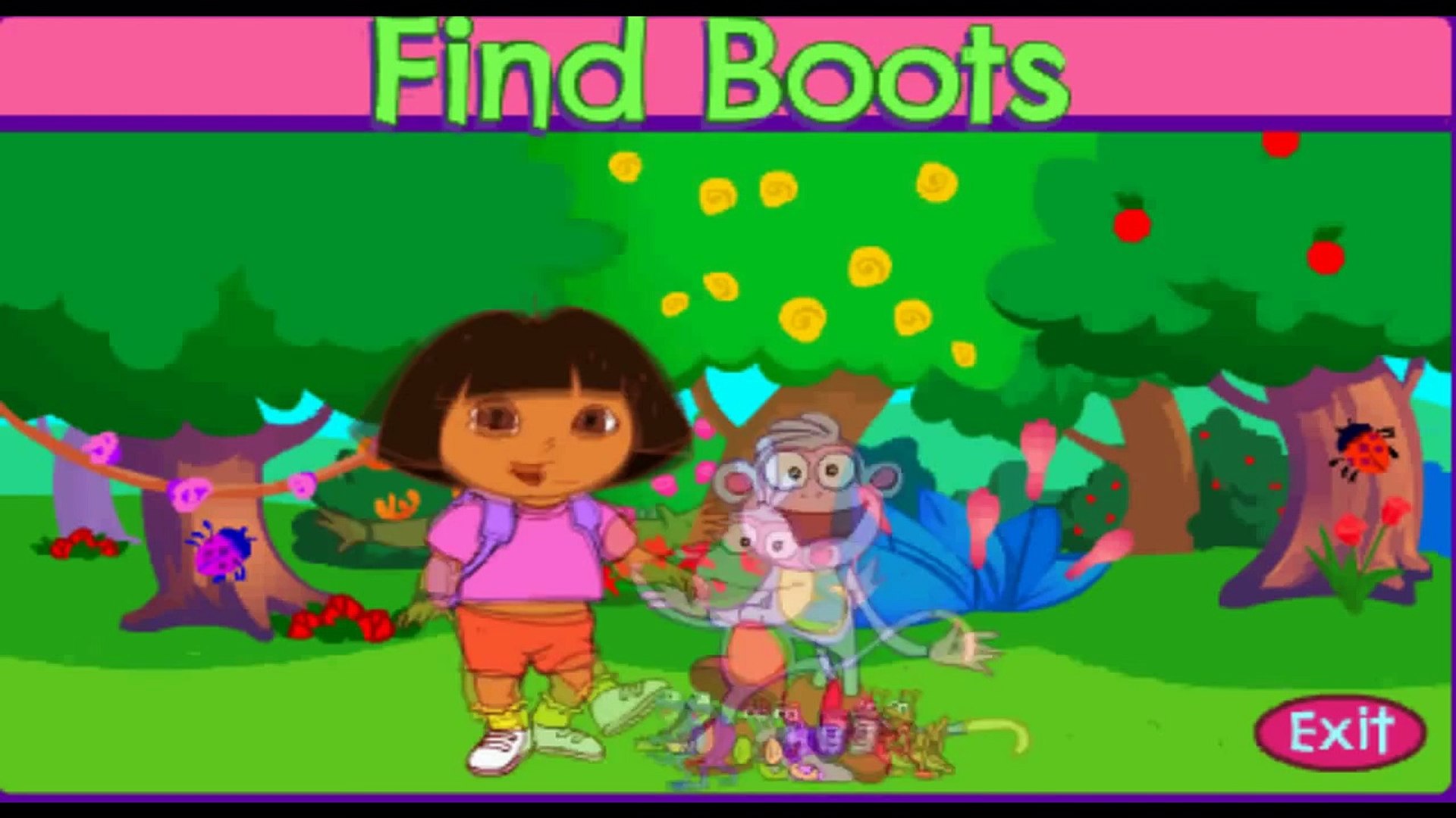Dora Find Boots - Dora Game Movie - Dora The Explorer - video Dailymotion