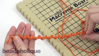 How to Use Closed Jump Rings in Macrame Half Hitch Spiral Knots