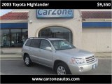 2003 Toyota Highlander Baltimore Maryland | CarZone USA