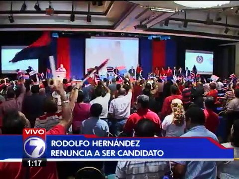 Hernández renuncia por segunda vez a candidatura por el PUSC