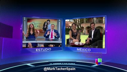 Mark Tacher y Zuria Vega hablaron para el GyF