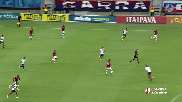 Golaço de Kieza garantiu o triunfo do Bahia sobre o Campinense pela Copa do Nordeste