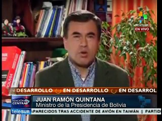 Bolivia condena agresiones de EE.UU. contra Venezuela