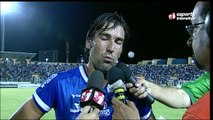 Leandro Kivel, do Confiança, esbraveja com a anulação do gol do Confiança