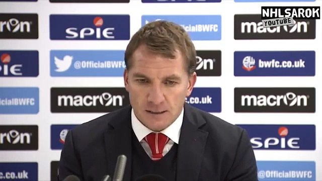 Brendan Rodgers- We're in the winning habit - post Bolton vs Liverpool 1 - 2‬ -