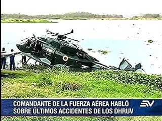 Comandante de la FAE defiende capacidad operativa de helicópteros Dhruv