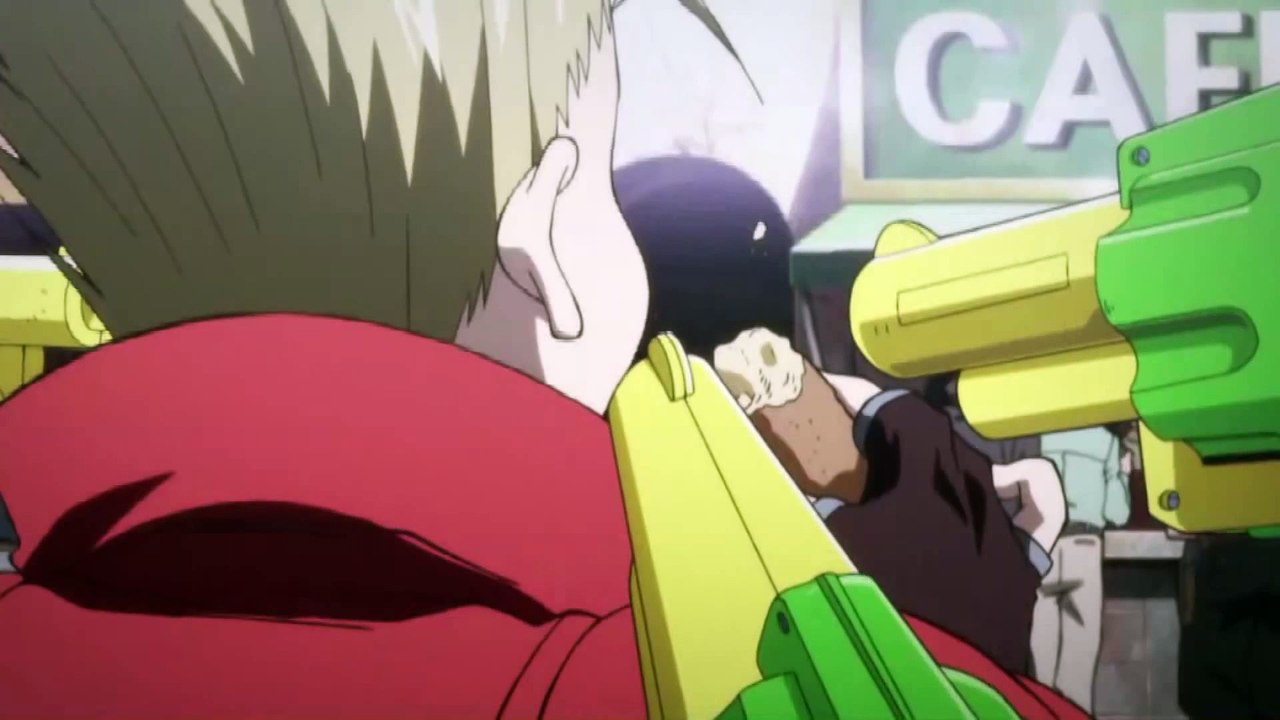 Vash "Vash the Stampede" plays with kids