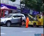 Tow Truck is Towed | Funny Videos