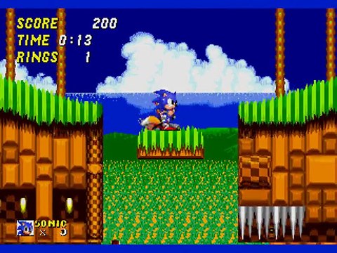 Sonic the Hedgehog 2: Emerald Hill Zone done WITHOUT jumping!