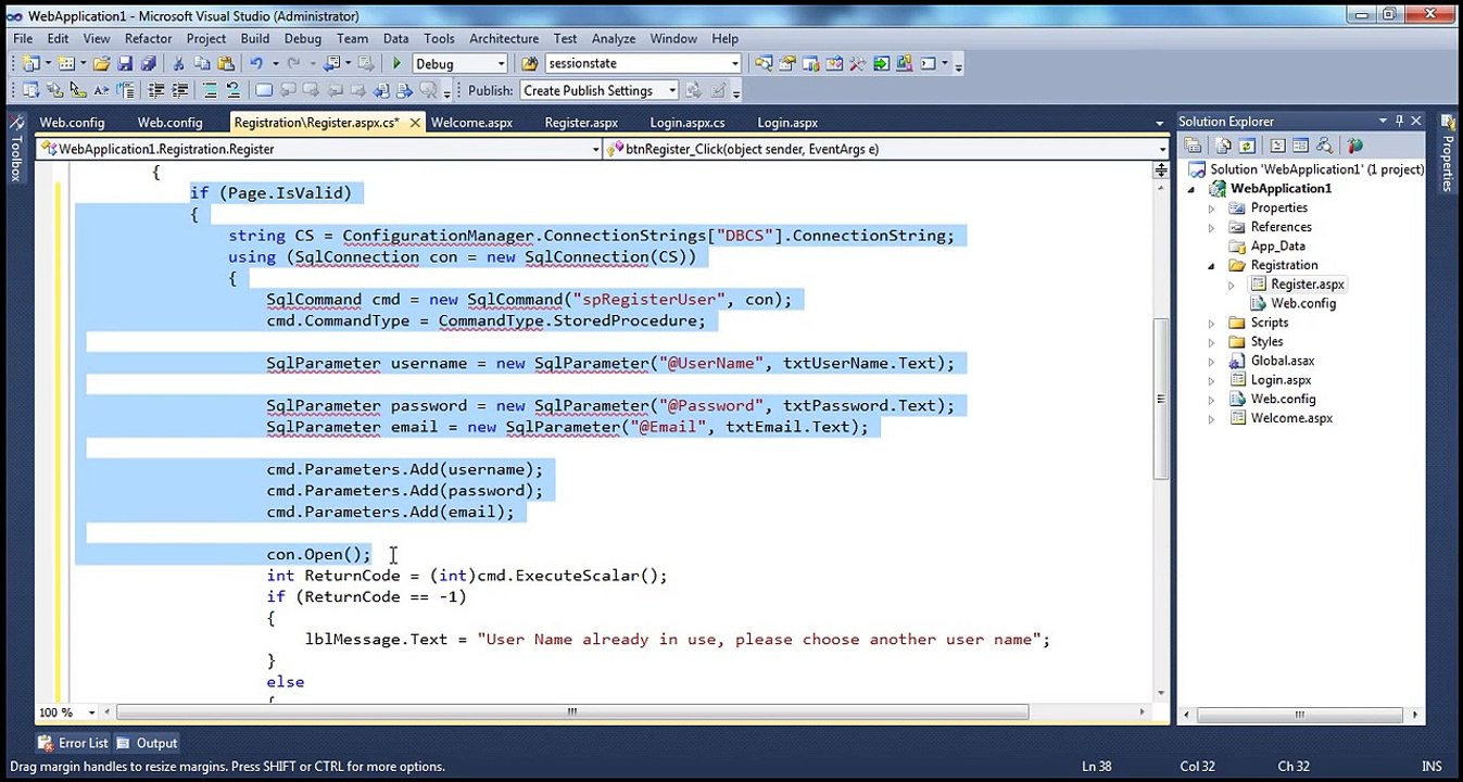 Active-Server-Pages-Forms-authentication-in-aspnet-and-user-registration-step-by-step-Lesson-91