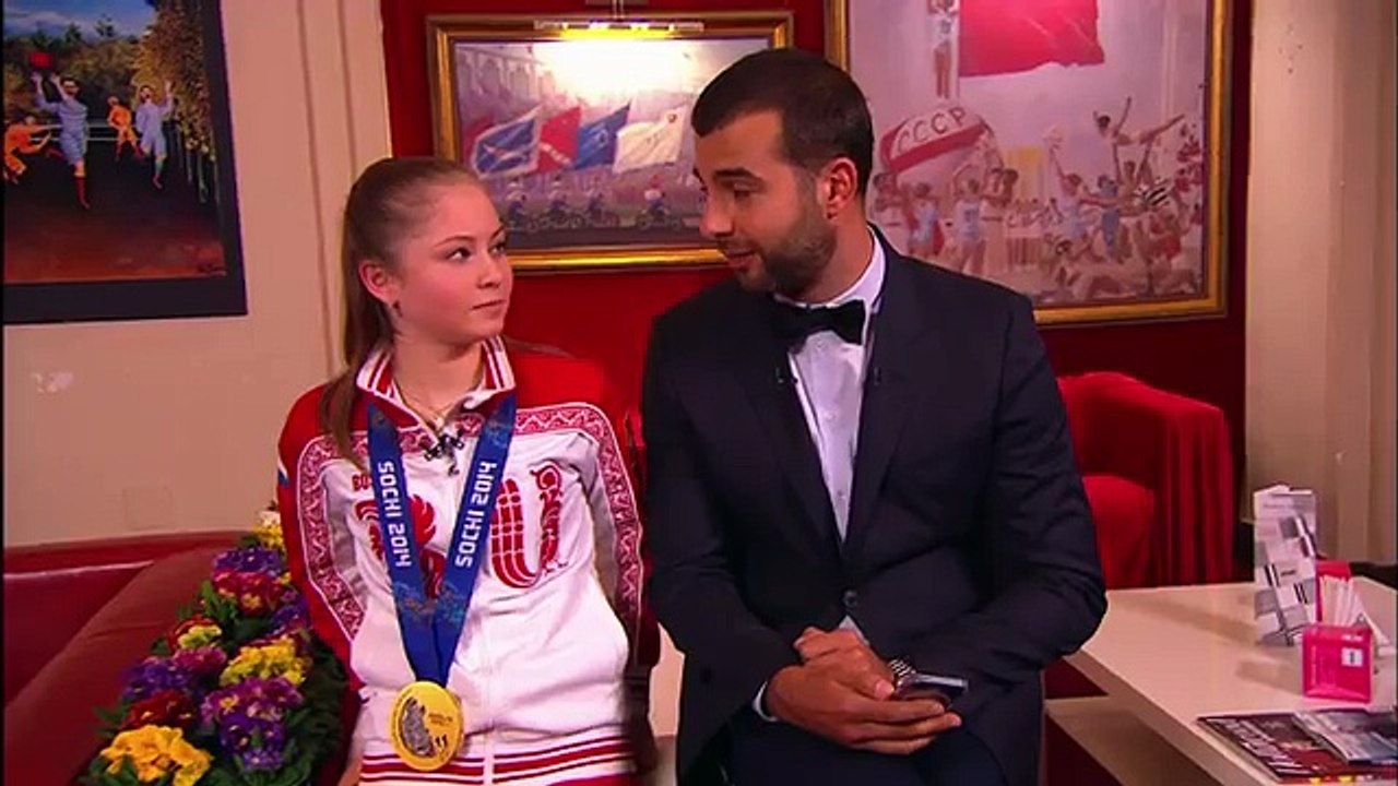 Вечерний Ургант -  Юлия Липницкая. [21.02.2014]